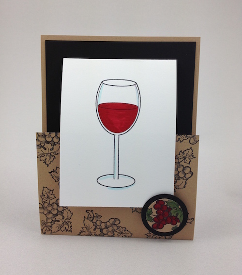 wine a little card