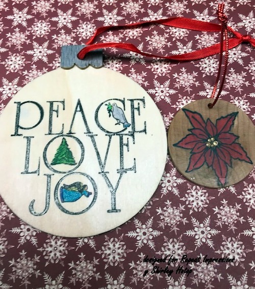 The House That Stamps Built fun & easy holiday ornaments by Shirley Hotop pic 5