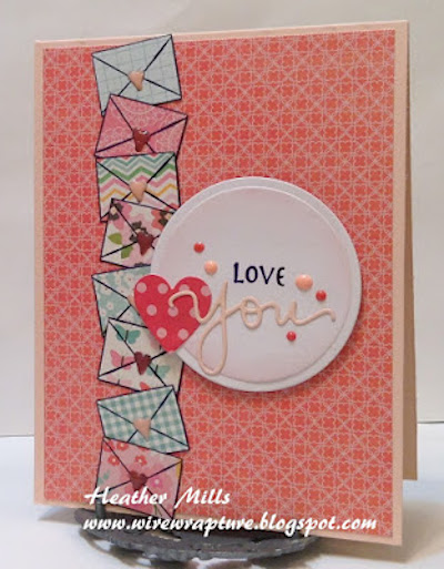 The House That Stamps Built, Love Letter card by Heather Mills pic 2